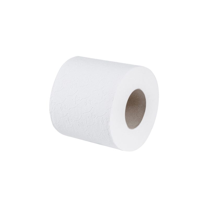 Toilettenpapier, 3 lagig, Zellstoff, hochweiß