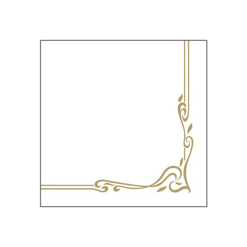 Serviette Belle Epoque Gold 40x40cm