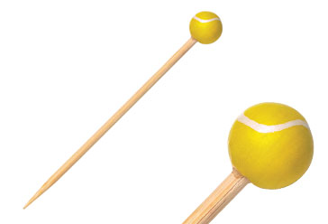 Stick Tennis Ball Holz 120mm Spieße