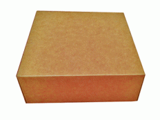 Tortenkarton braun 20x20x8cm