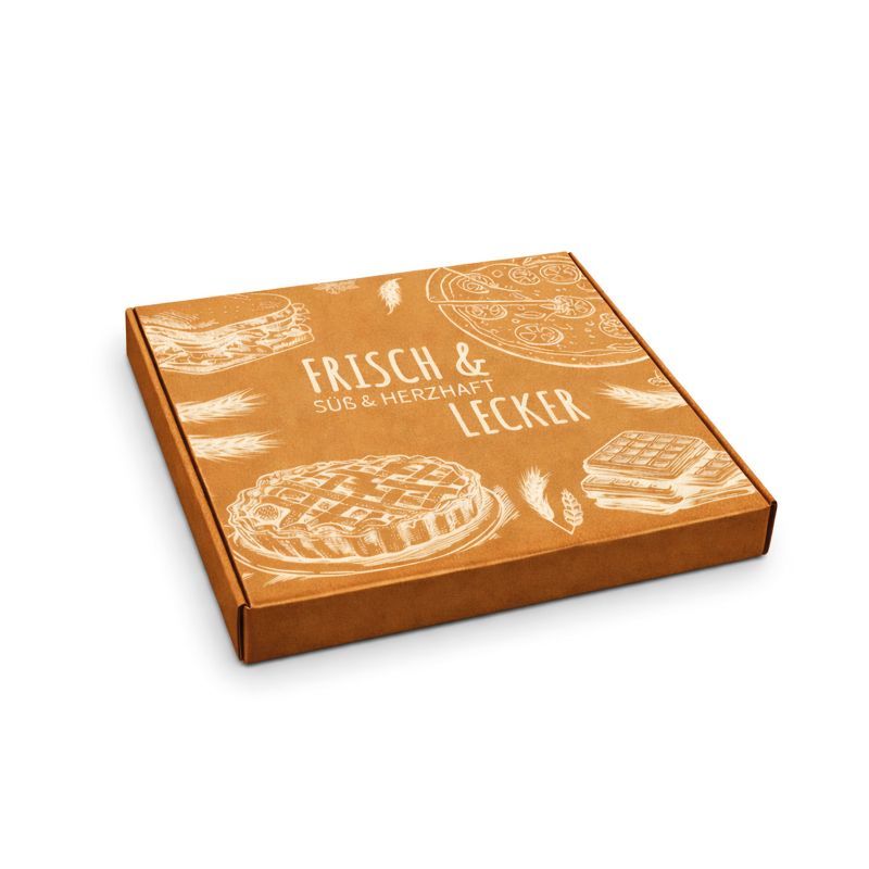 Kuchenkarton frisch & lecker 33x33x4,5cm