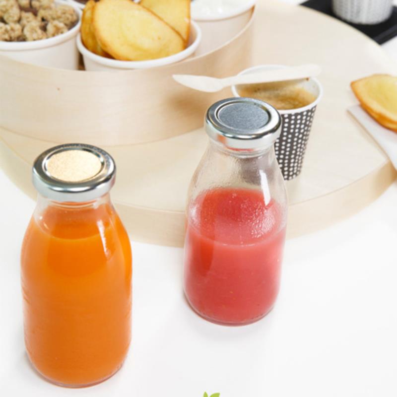 Mini Milk Bottle GLAS 250ml Fingerfood-und Catering- Artikel