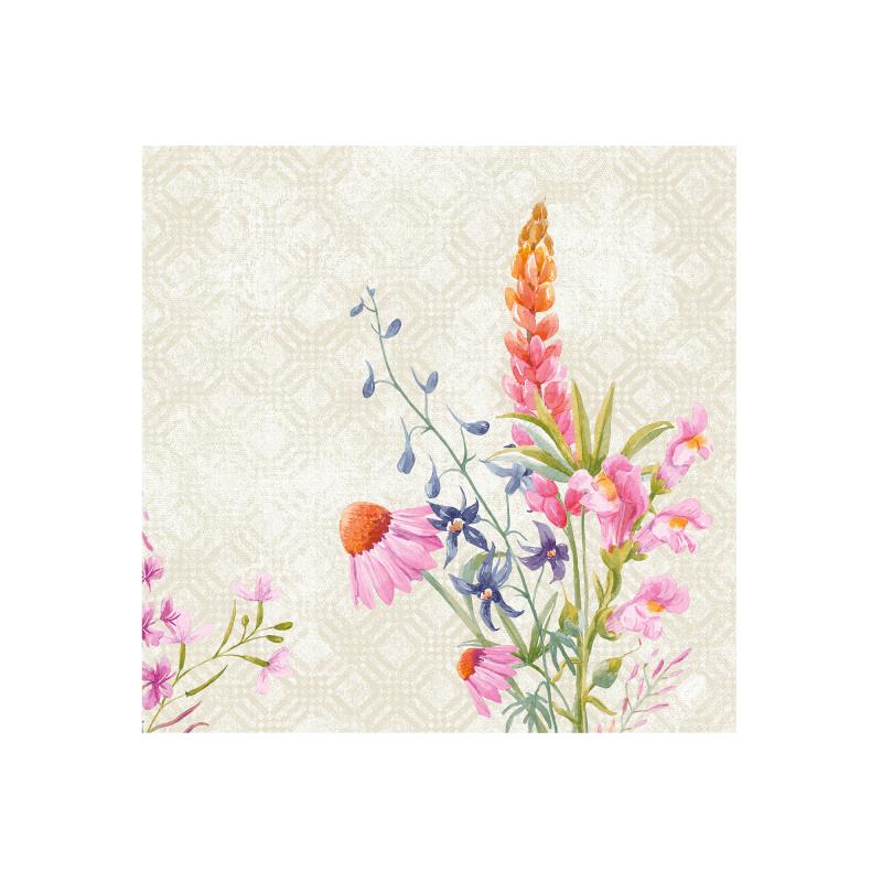 Dunisoft Serviette Floret 40x40cm