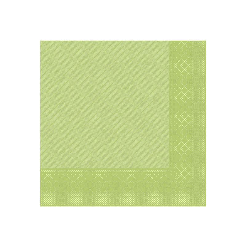 Klassik Serviette Deluxe Kiwi 40x40cm